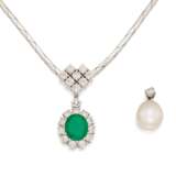 Emerald-Diamond-Necklace - photo 1