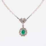 Emerald-Diamond-Necklace - photo 2