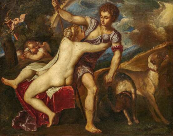Tiziano Vecellio. Venus and Adonis - фото 1