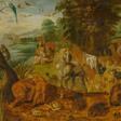 Jan d.J. Brueghel. Paradise Landscape with the Animals Entering Noah's Ark - Архив аукционов