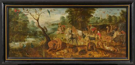 Jan d.J. Brueghel. Paradise Landscape with the Animals Entering Noah's Ark - фото 2