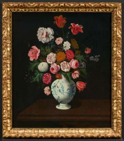 Dutch School. Two Paintings: Splendid Still Life in Chinese Porcelain Vases - photo 5