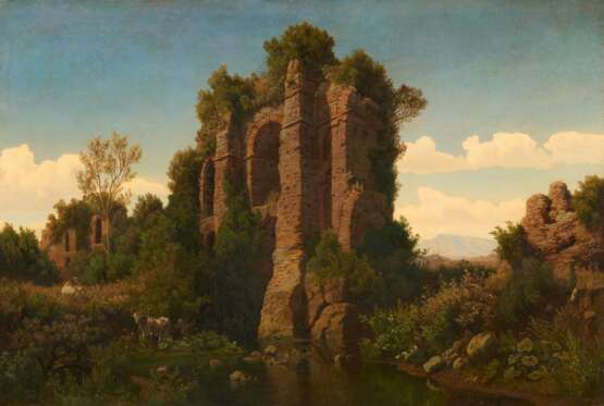 Arnold Ludwig August Overbeck. Ruins of an Aqueduct in the Roman Campagna - фото 1
