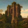 Arnold Ludwig August Overbeck. Ruins of an Aqueduct in the Roman Campagna - Archives des enchères