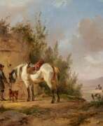 Ваутерус Версюр II. Wouter Verschuur. Rider with his Horse at the Well