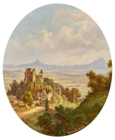 Ernst Gustav Doerell. Vast Lanscape in Bohemia - фото 1