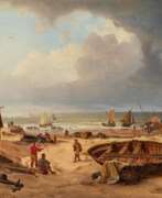 Карл Хильгерс. Carl Hilgers. Fishing Families on the Beach of Scheveningen