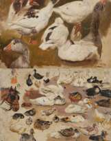 Adolf Lins. Two Oil Studies
