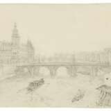 Nicolas Marie Joseph Chapuy. View over the Seine in Paris to Conciergerie and Pont au Change - фото 1