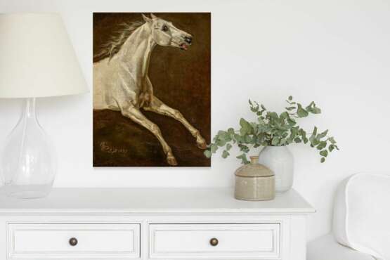 Otto Grashof. Study of a Galloping Grey Horse - Foto 4