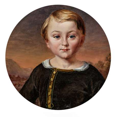 Ferdinand von Rayski. Portrait of a Boy in Front of a Landscape Background - фото 1