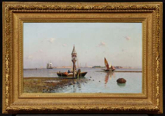 Friedrich Paul Nerly. View Across the Lagoon to the Towers of Venice - Foto 2