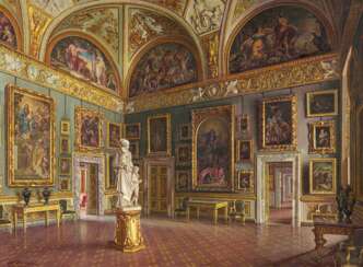 Santi Corsi. In the Picture Gallery of the Palazzo Pitti in Florence