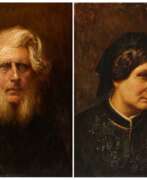Джованни Пьянкастелли. Giovanni Piancastelli. Two Paintings. Double Portrait of Marcantiono V. Borghese and his Second Wife Therese de la Rochefoucauld