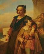 Никез де Кейзер. Nicaise de Keyser. Columbus, Leaning on his Son, Wanders Exiled from Barcelona