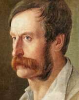 Karl-Friedrich Lessing. Portrait of a Gentleman with a Moustache