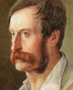 Karl Friedrich Lessing. Karl-Friedrich Lessing. Portrait of a Gentleman with a Moustache