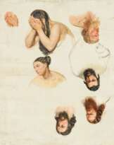 Paul Delaroche. Studies of Figures and Hands