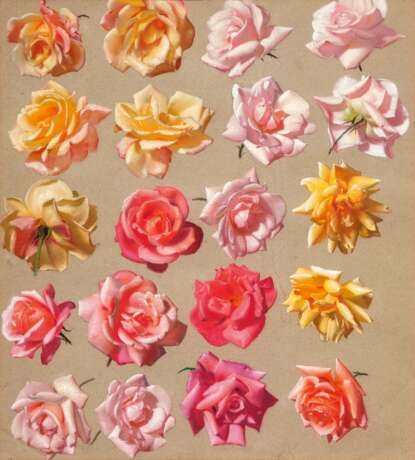 Leon Wyczólkowski. Five Pastels with Rose Petals - photo 5