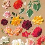 Leon Wyczólkowski. Four Pastels with Rose Petals, resp. one with Rose, Grain, Carnations and Cress - photo 2