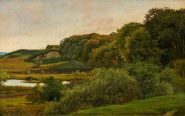 August Bromeis. Landscape with Pond