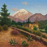 August Lohr. Mountain Landscape in Mexico with Popocatepetl - photo 1