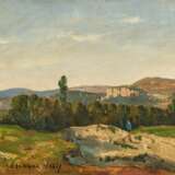 Henri Joseph Harpignies. Landscape near Crémieu - фото 1
