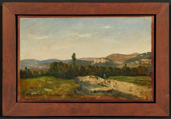 Henri Joseph Harpignies. Landscape near Crémieu - Foto 2