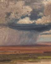 Anton Hlávacek. Thunderstorm in the Campagna