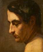 Ансельм Фейербах. Anselm Feuerbach. Portrait of a Young Man Profiled to the Left