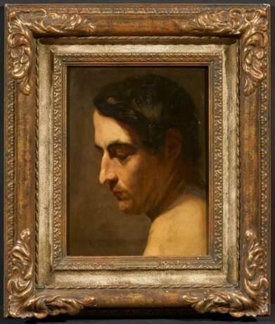 Anselm Feuerbach. Portrait of a Young Man Profiled to the Left - Foto 2