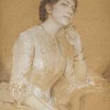 Franz Seraph von Lenbach. Portrait of a Distinguished Young Lady in an Elegant Dress - Foto 1