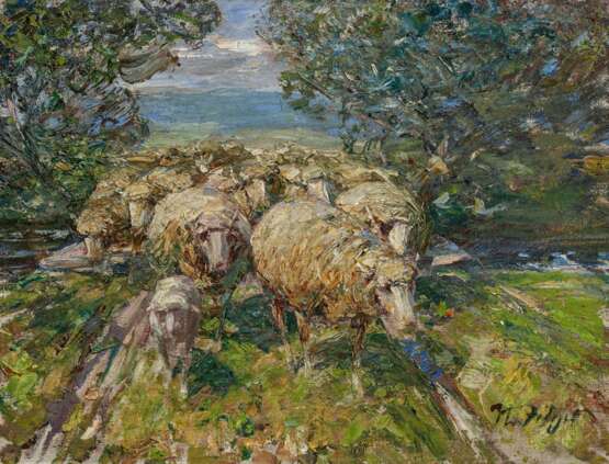 Heinrich von Zügel. Flock of Sheep - фото 1