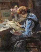 Fritz Gärtner. Female Artist at the Studio
