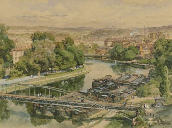 Edward Harrison Compton. 14 Watercolours with Cityscapes - фото 15
