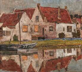 Max Clarenbach. Fishing Cottages near Water