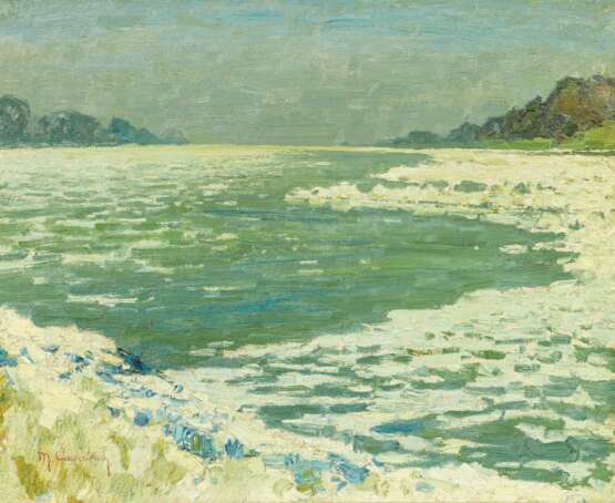 Max Clarenbach. At the Bank of the Rhine at Wittlaer - фото 1