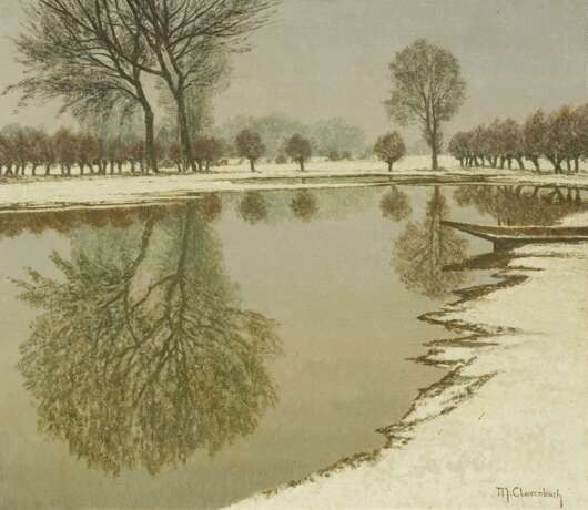 Max Clarenbach. Calm Winter Day on the Erft - Foto 1