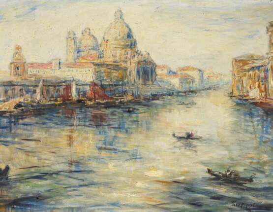Otto Eduard Pippel. Venice. Santa Maria della Salute and the Canal Grande - Foto 1