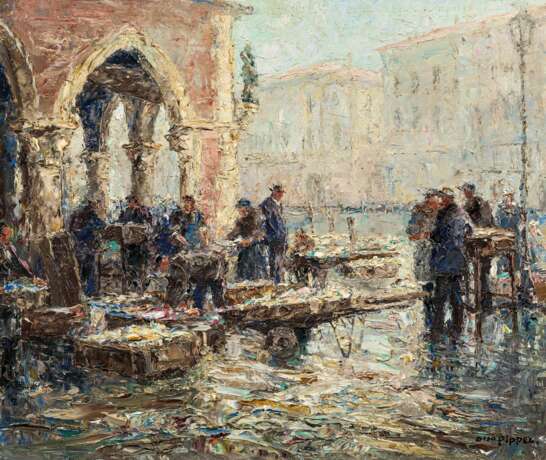 Otto Eduard Pippel. Venetian Market Stands - Foto 1