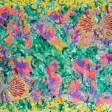 Mosaic. Emerald Холст на подрамнике Акриловые краски Abstract acrylic painting Россия Уфа 2023 г. - фото 1