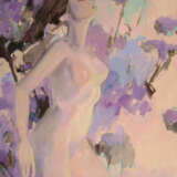 "Танго" Canvas Oil Nude art Russia 2000 - photo 1