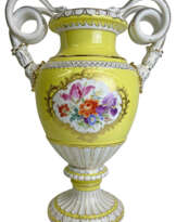 Schlangenvase, Meissen, Entwurf von Ernst August Leuteritz, um 1934, 1. Wahl