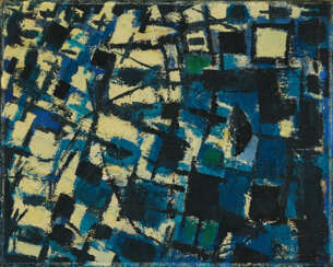 Georges Noel. Komposition Blau-Grün