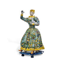 STATUETTE EN FAÏENCE DE DELFT