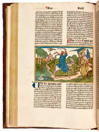 Bible, German | Nuremberg: Koberger, 1483, contemporary hand-colour and a publisher’s binding - фото 2