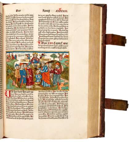 Bible, German | Nuremberg: Koberger, 1483, contemporary hand-colour and a publisher’s binding - photo 3