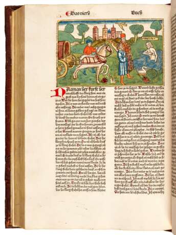 Bible, German | Nuremberg: Koberger, 1483, contemporary hand-colour and a publisher’s binding - Foto 4