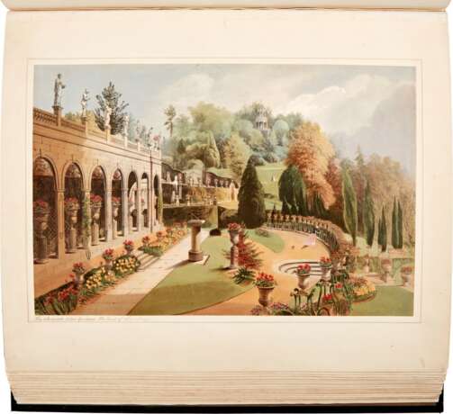 Edward Adveno Brooke | The gardens of England. London, 1857. “deluxe” edition, with plates finished by hand - photo 2