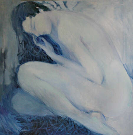 "Вечер" Canvas Oil Nude art Russia 2010 - photo 1